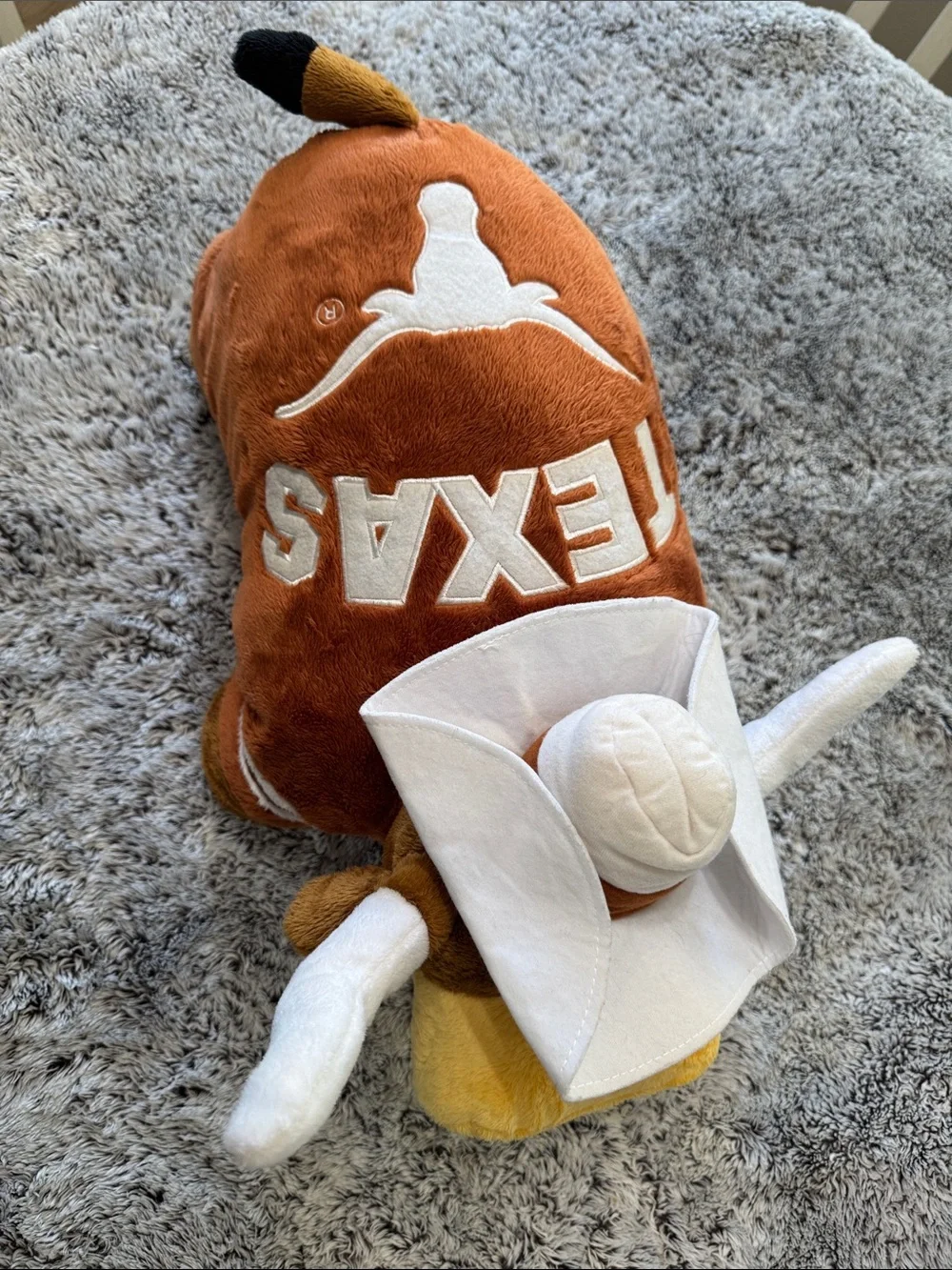 University of Texas Longhorns Plush Pillow Pet Bevo School Mascot NCAA Dorm Room